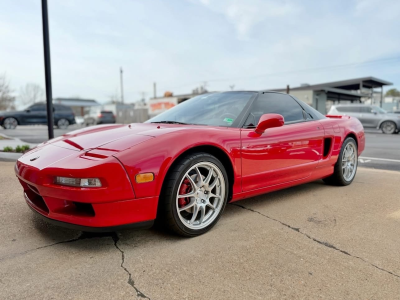 1992 Acura NSX in Formula Red over Black
