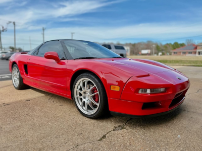 1992 Acura NSX in Formula Red over Black