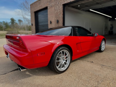 1992 Acura NSX in Formula Red over Black