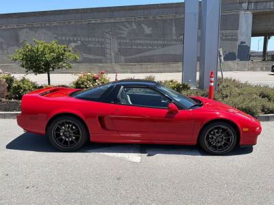 1991 Acura NSX in Formula Red over Ivory