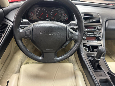1991 Acura NSX in Formula Red over Ivory