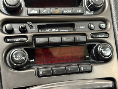 1991 Acura NSX in Formula Red over Ivory