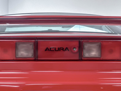 1991 Acura NSX in Formula Red over Ivory