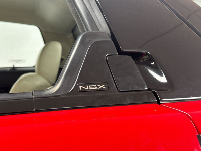 1991 Acura NSX in Formula Red over Ivory
