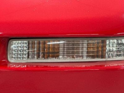 1991 Acura NSX in Formula Red over Ivory