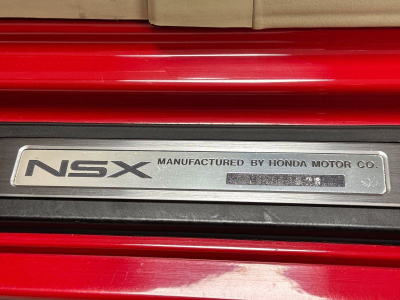 1991 Acura NSX in Formula Red over Ivory