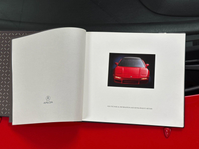 1991 Acura NSX in Formula Red over Ivory