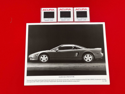 1991 Acura NSX in Formula Red over Ivory