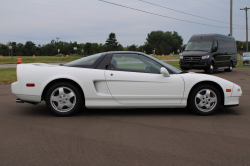 1993 Acura NSX in Grand Prix White over Black