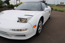 1993 Acura NSX in Grand Prix White over Black