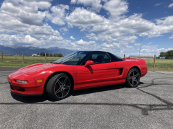 1993 Acura NSX in Formula Red over Black