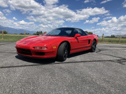 1993 Acura NSX in Formula Red over Black