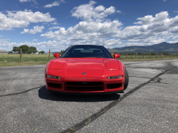 1993 Acura NSX in Formula Red over Black