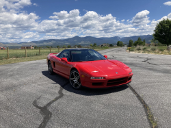 1993 Acura NSX in Formula Red over Black