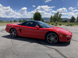 1993 Acura NSX in Formula Red over Black