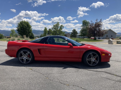 1993 Acura NSX in Formula Red over Black