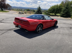 1993 Acura NSX in Formula Red over Black