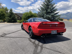 1993 Acura NSX in Formula Red over Black