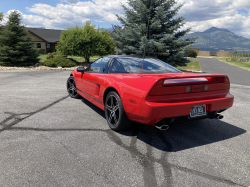 1993 Acura NSX in Formula Red over Black