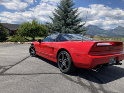 1993 Acura NSX in Formula Red over Black