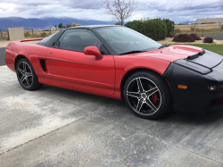 1993 Acura NSX in Formula Red over Black