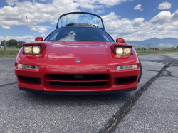 1993 Acura NSX in Formula Red over Black