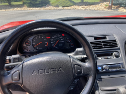 1993 Acura NSX in Formula Red over Black