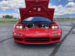 1993 Acura NSX in Formula Red over Black