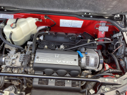 1993 Acura NSX in Formula Red over Black