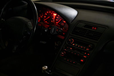 1995 Acura NSX in Purple over Tan