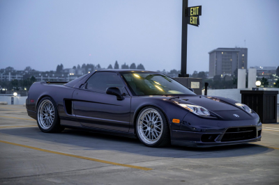 1995 Acura NSX in Purple over Tan