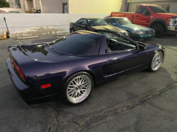 1995 Acura NSX in Purple over Tan