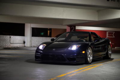 1995 Acura NSX in Purple over Tan