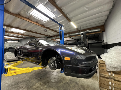 1995 Acura NSX in Purple over Tan