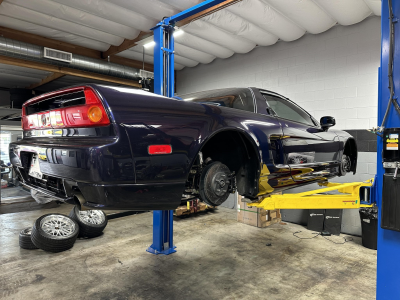 1995 Acura NSX in Purple over Tan