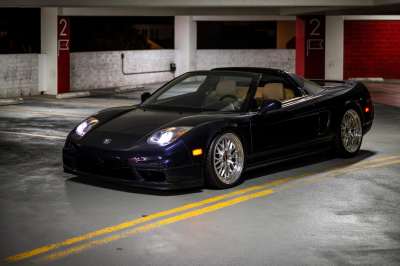 1995 Acura NSX in Purple over Tan
