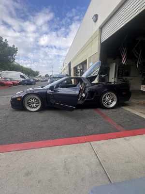 1995 Acura NSX in Purple over Tan