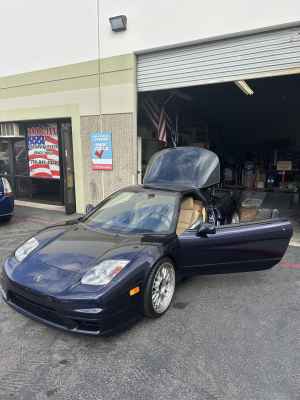 1995 Acura NSX in Purple over Tan