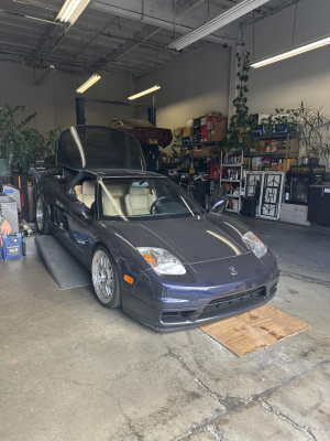 1995 Acura NSX in Purple over Tan