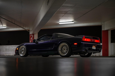 1995 Acura NSX in Purple over Tan