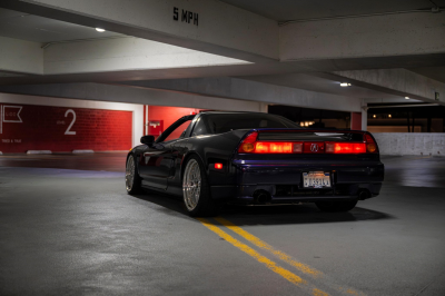 1995 Acura NSX in Purple over Tan