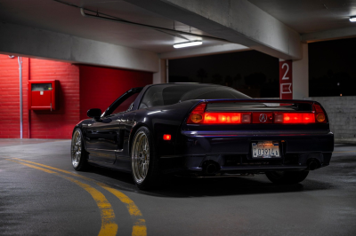 1995 Acura NSX in Purple over Tan