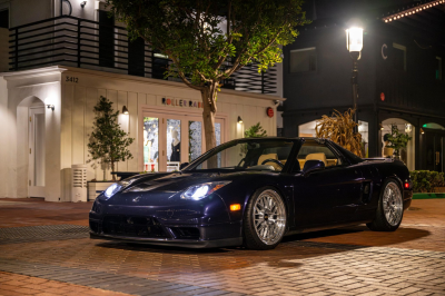 1995 Acura NSX in Purple over Tan
