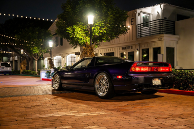 1995 Acura NSX in Purple over Tan