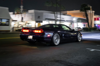 1995 Acura NSX in Purple over Tan