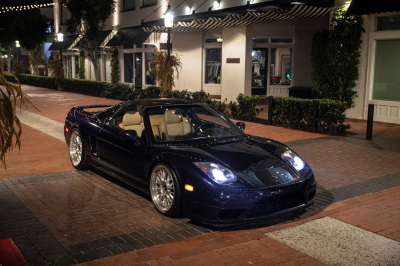 1995 Acura NSX in Purple over Tan