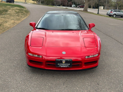 1991 Acura NSX in Formula Red over Black