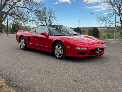 1991 Acura NSX in Formula Red over Black