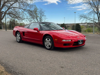 1991 Acura NSX in Formula Red over Black