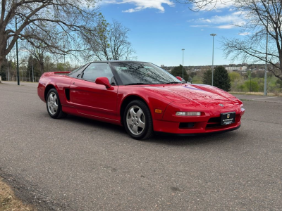 1991 Acura NSX in Formula Red over Black